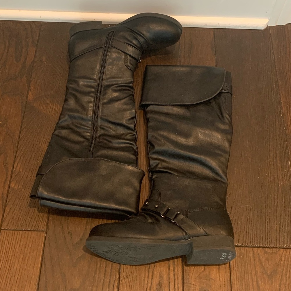 Top Moda Black Riding Boot NWOT - Picture 4 of 7